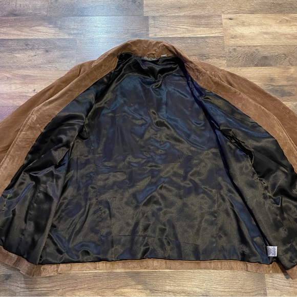 Vintage | Bob Mackie | Wearable Art Brown Embroidered Suede Jacket - Picture 4 of 13